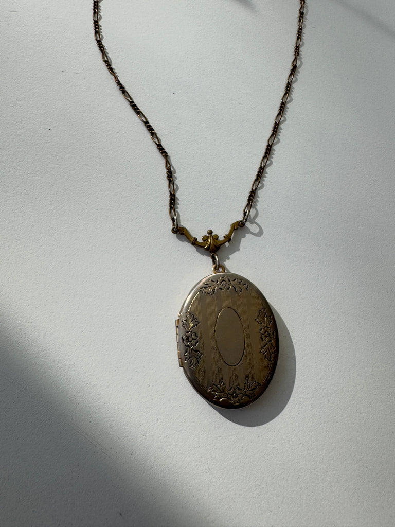 Vintage locket necklace