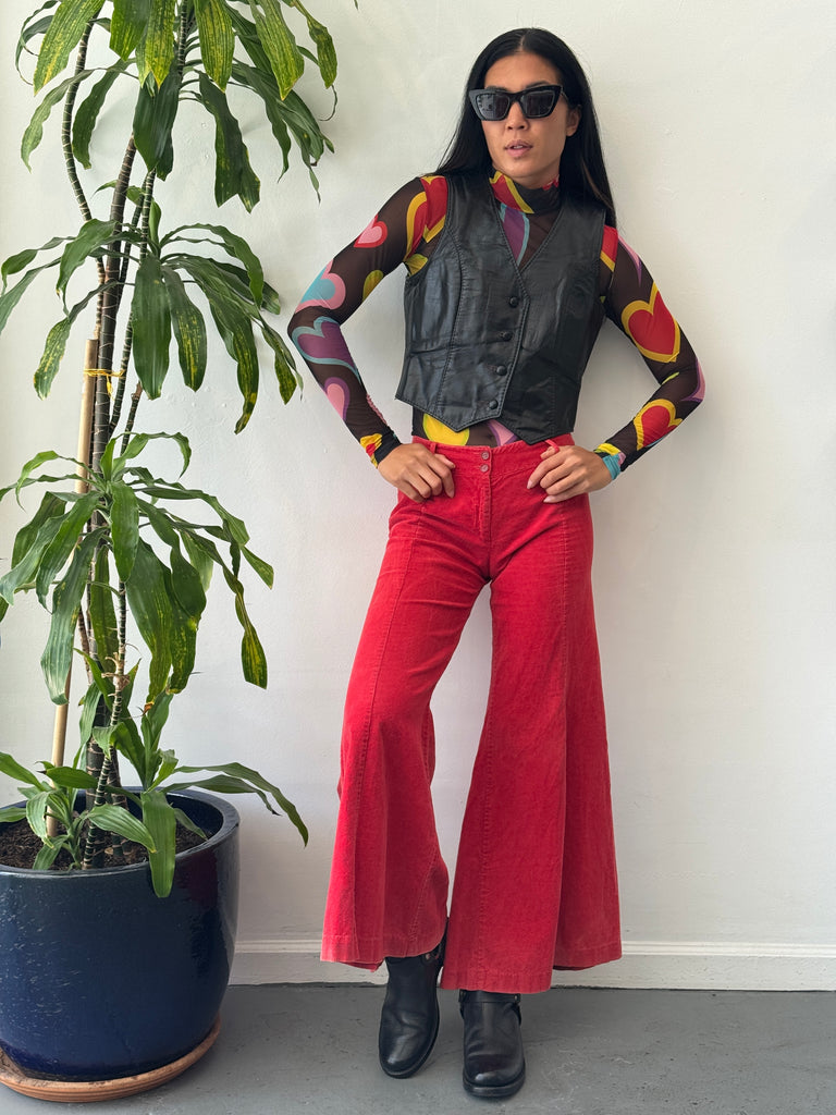 1970’s Alley Cat by Betsey Johnson pants | low waist “32”