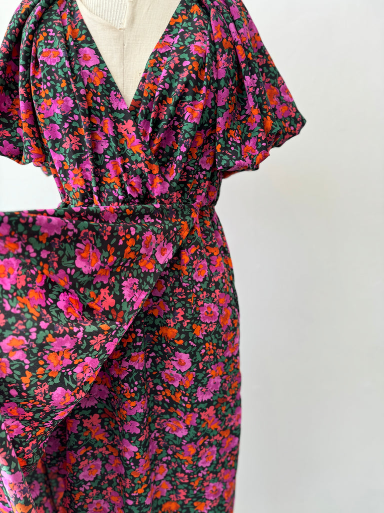 Vibrant floral dress