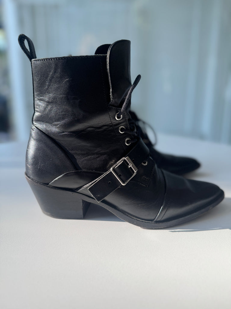 All saints leather boots size 38 | 7.5