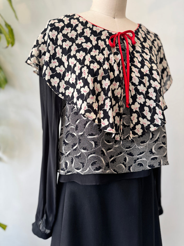 Vintage platinum Dorothy Schoelen top