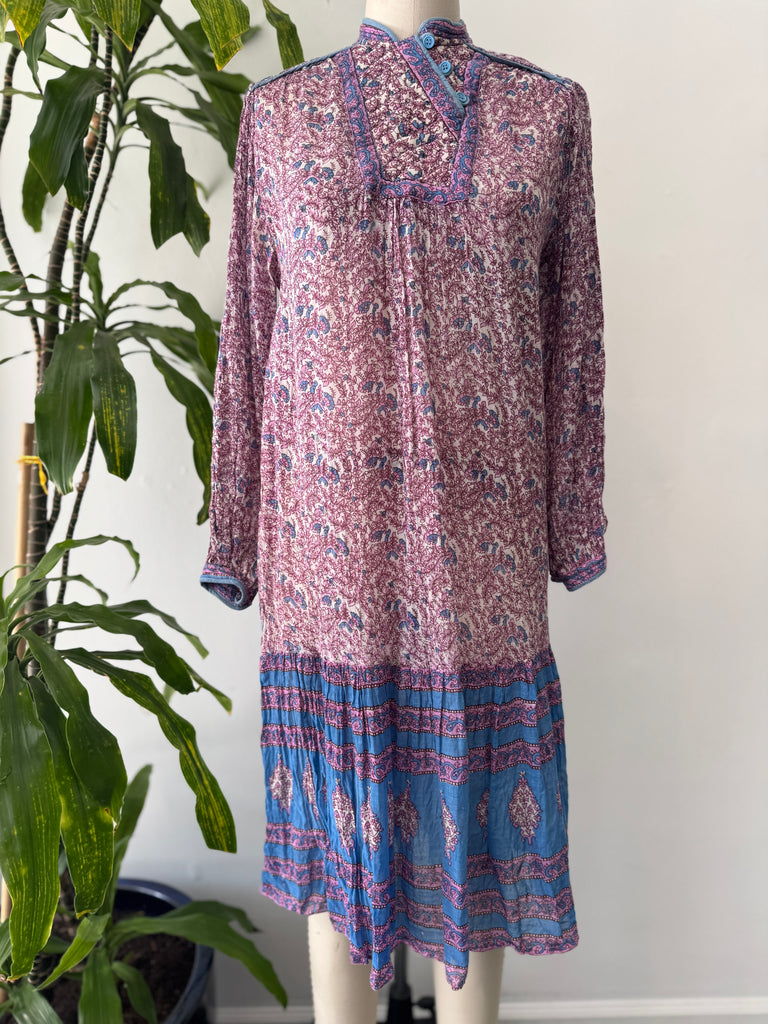 1970’s made in India cotton dress
