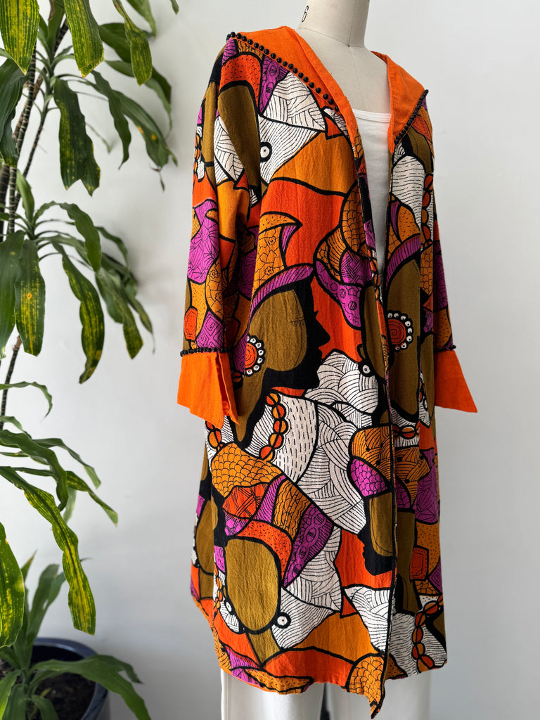 Vintage vibrant outerwear