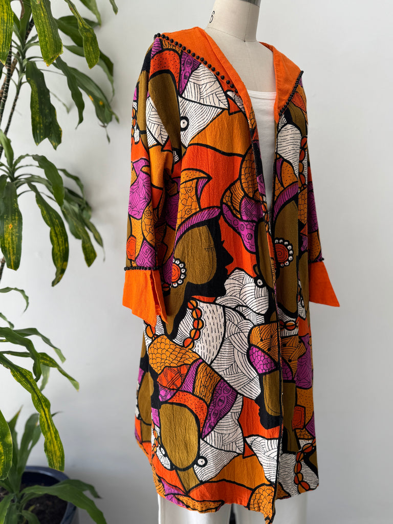 Vintage vibrant outerwear