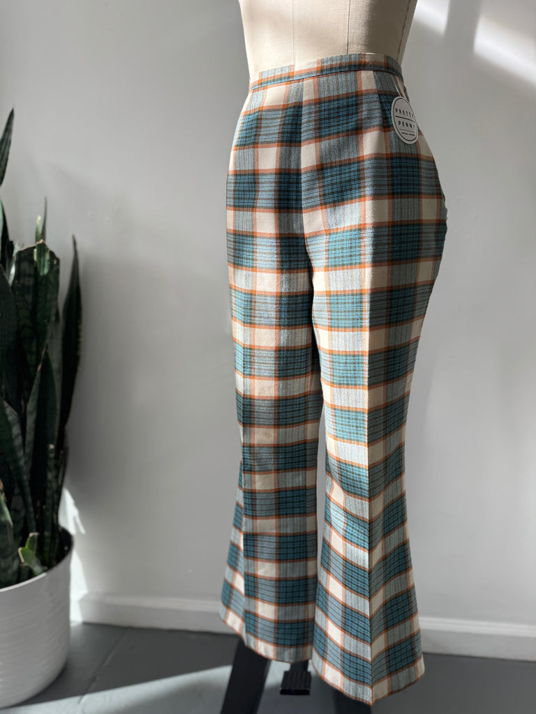 Vintage plaid pants