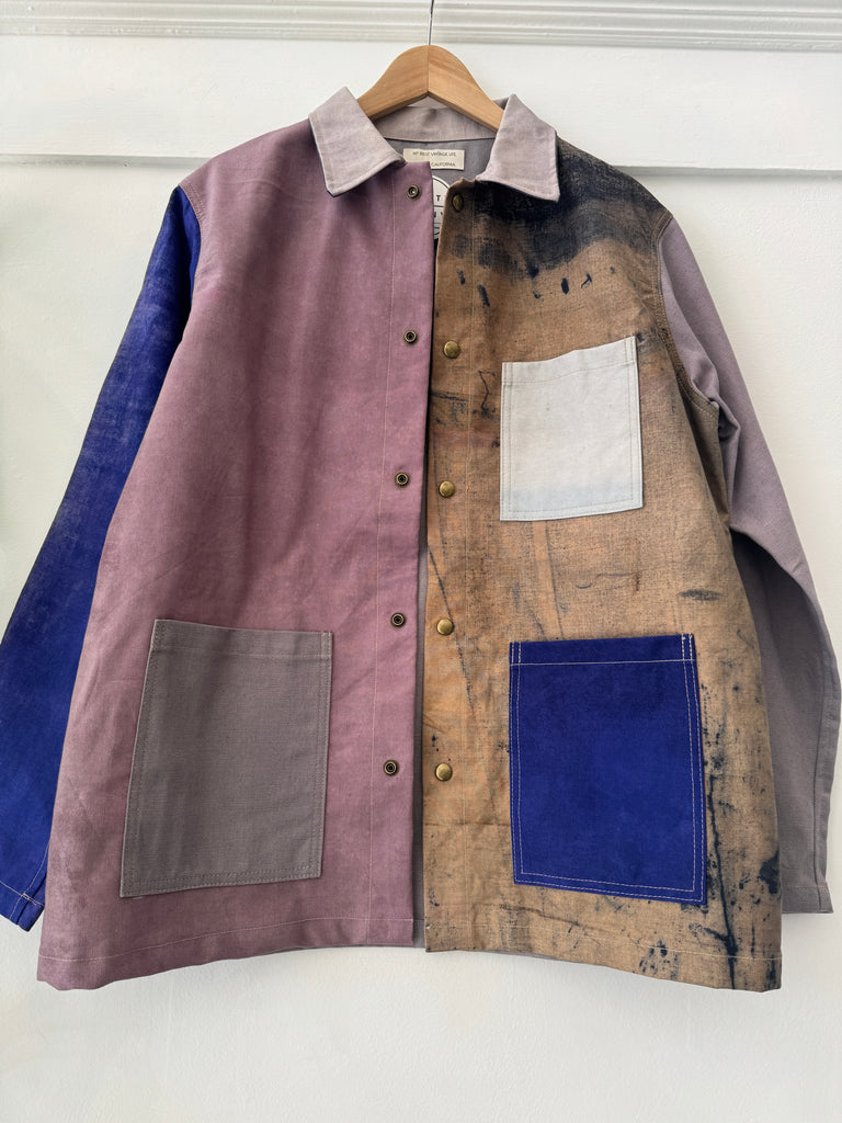 My Best Vintage Life patchwork chore coat