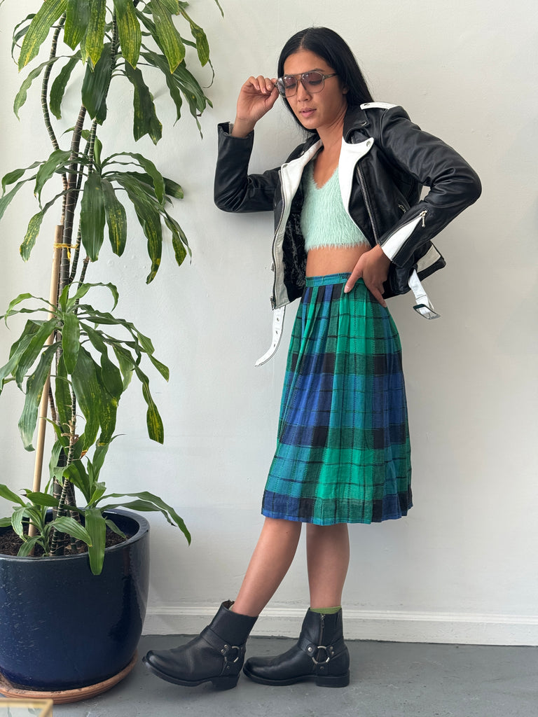 2 toned moto jacket