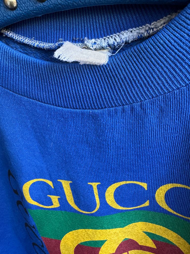 Faux on vintage raglan sweatshirt