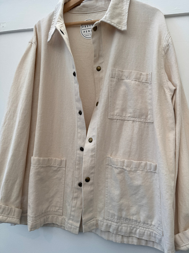 Handmade cotton chore coat