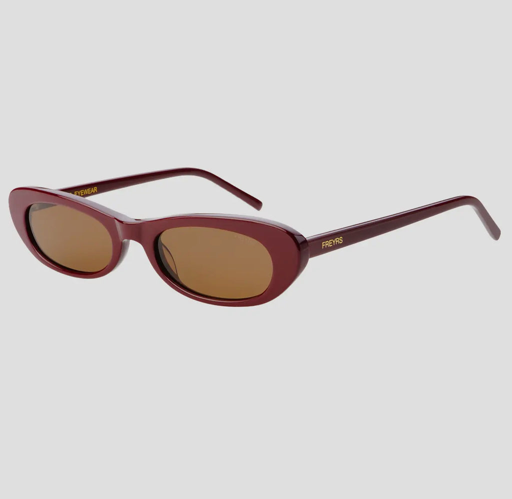 FREYRS Sophie acetate round cat eye sunglasses