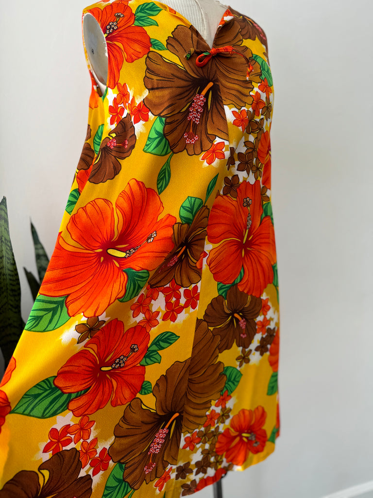 Vintage Hawaiian print Dress