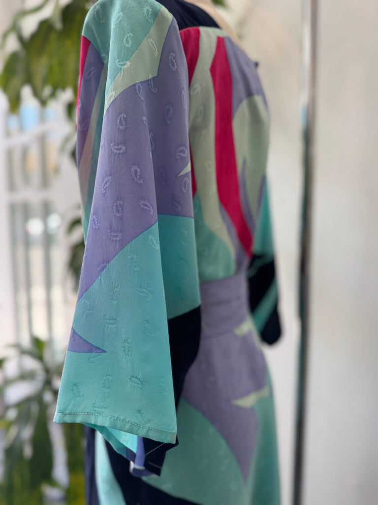 Vintage silk Mr. Mort dress