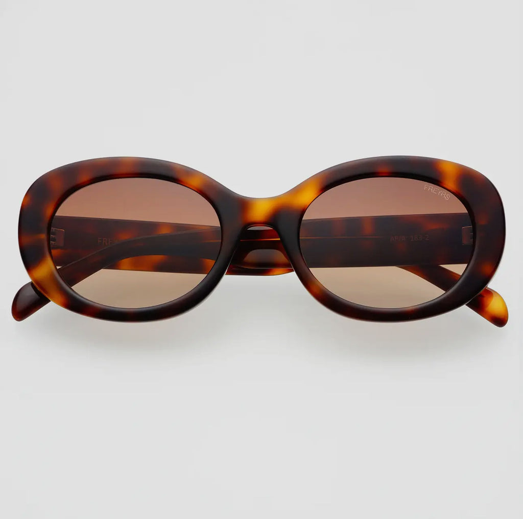 FREYRS aria acetate oval sunglasses