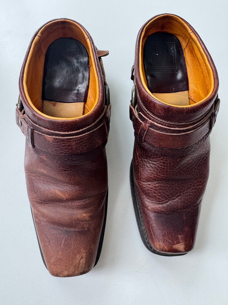 vintage FRYE mule leather shoe