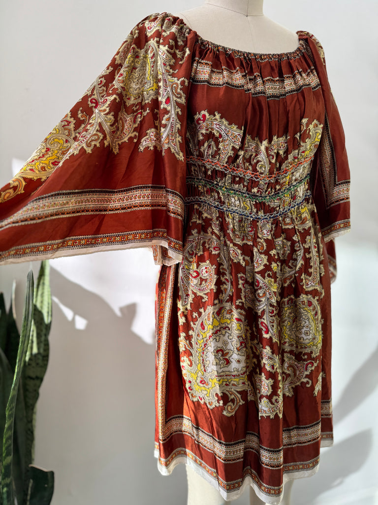 Vintage scarf dress