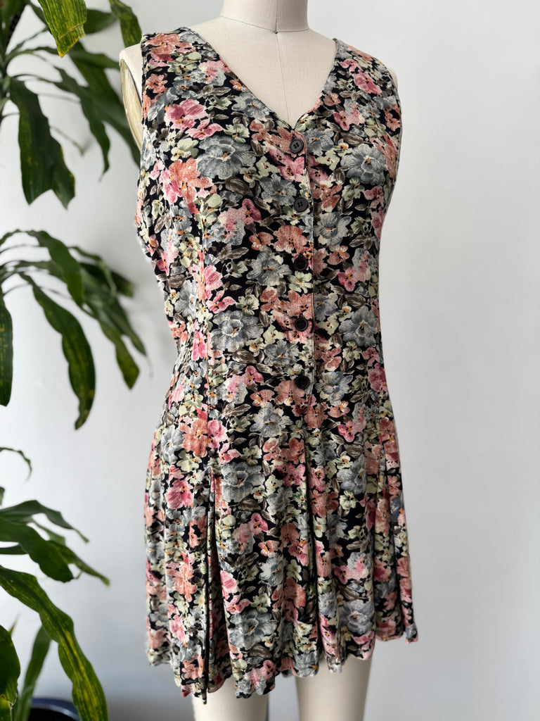 Vintage summer shorts romper