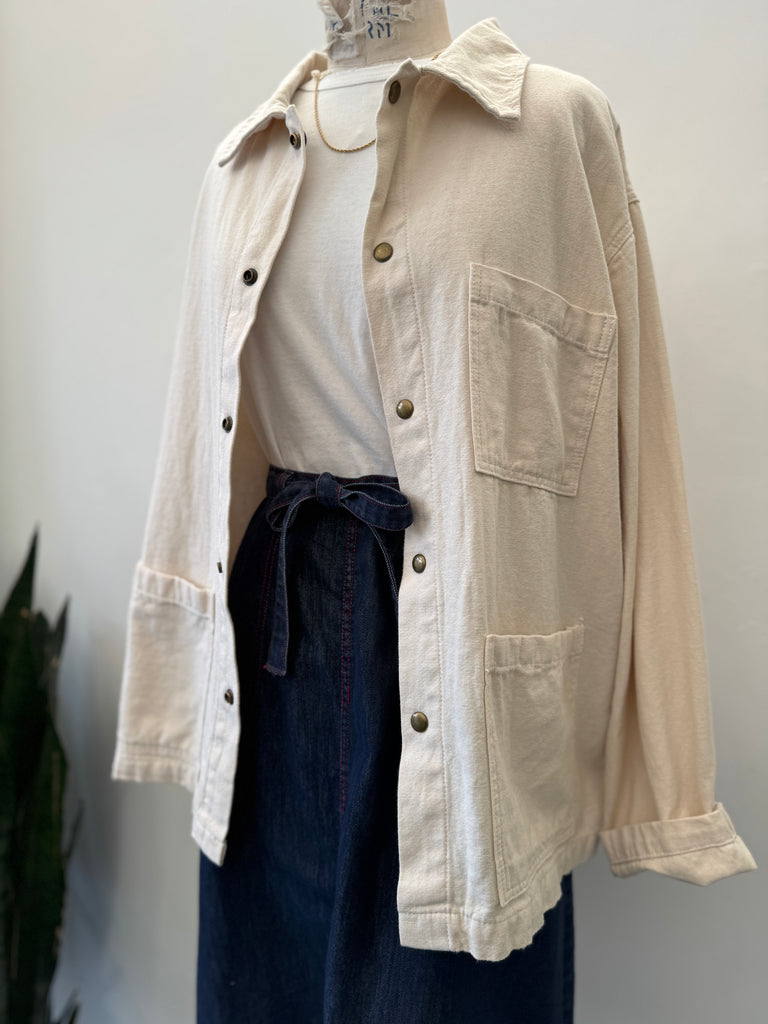 Handmade cotton chore coat