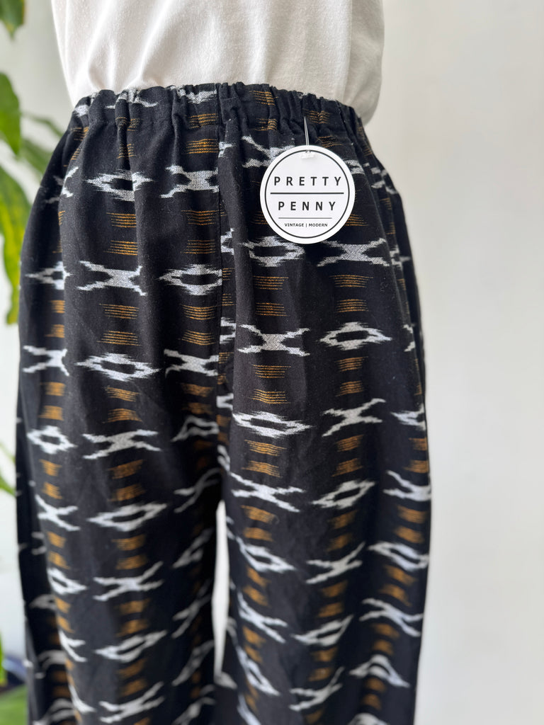 Printed cotton pants waist “26-40”