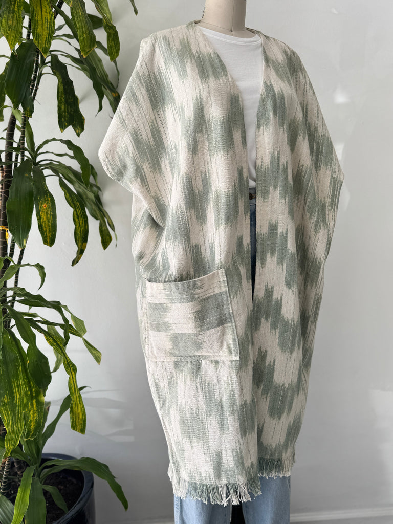 Hand woven outerwear