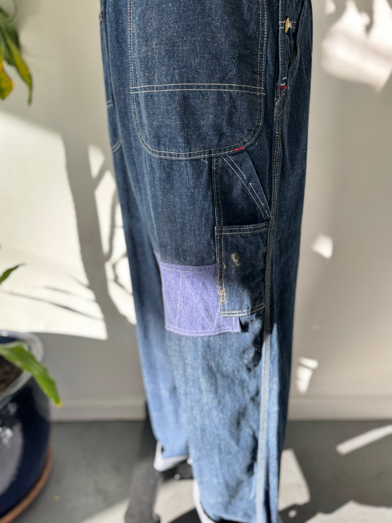 Vintage Union made denim overalls