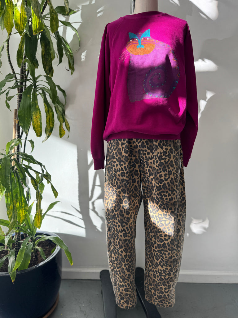 Vintage laurel burch San Francisco raglan sweatshirt