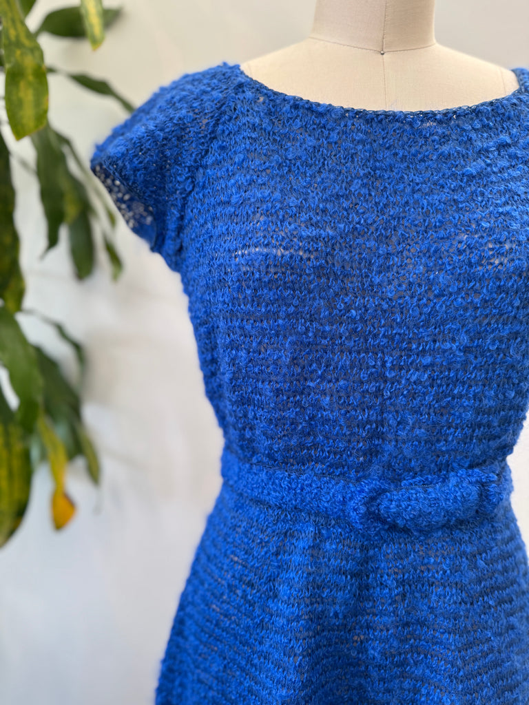 1950’s handmade vintage knit dress available