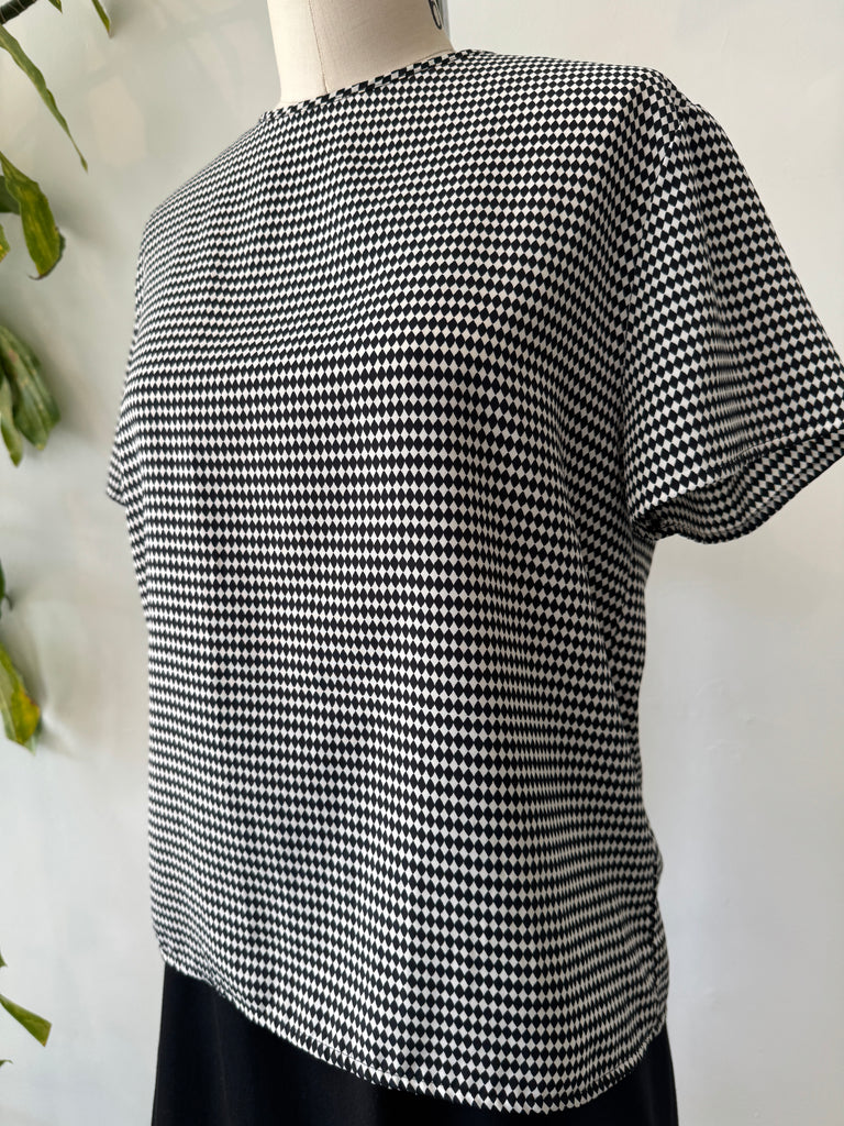 Vintage Diamond print top