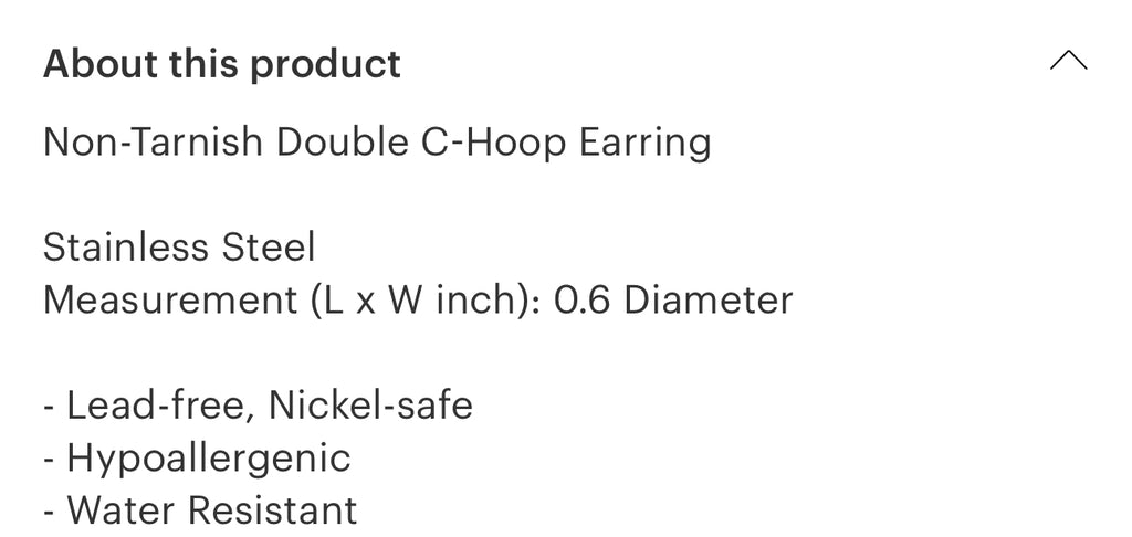 Huggie hoop earrings