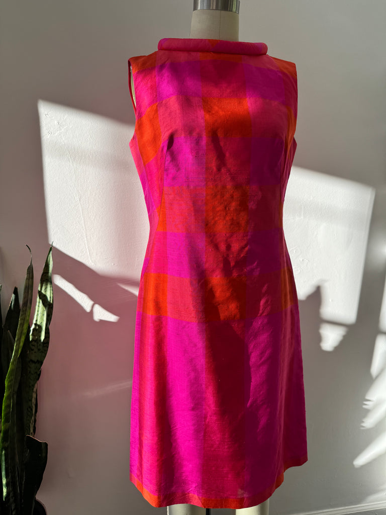 Vintage Haz L's thai silk Dress