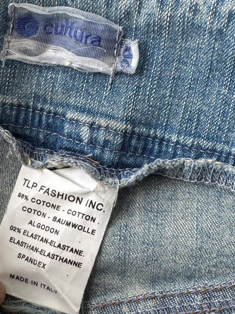 Denim cultura made in Italy denim skirt waist “28-30”