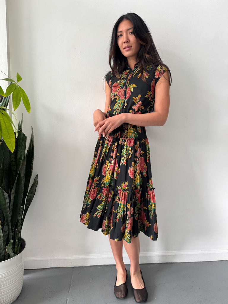 Vintage floral dress