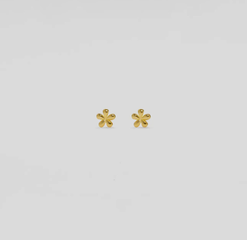 Flower stud earring set
