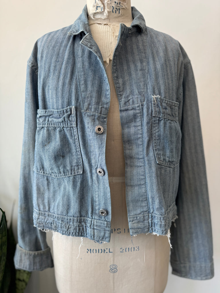 Vintage denim work jacket