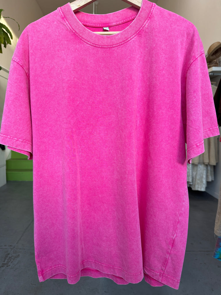 Pink cotton t shirt