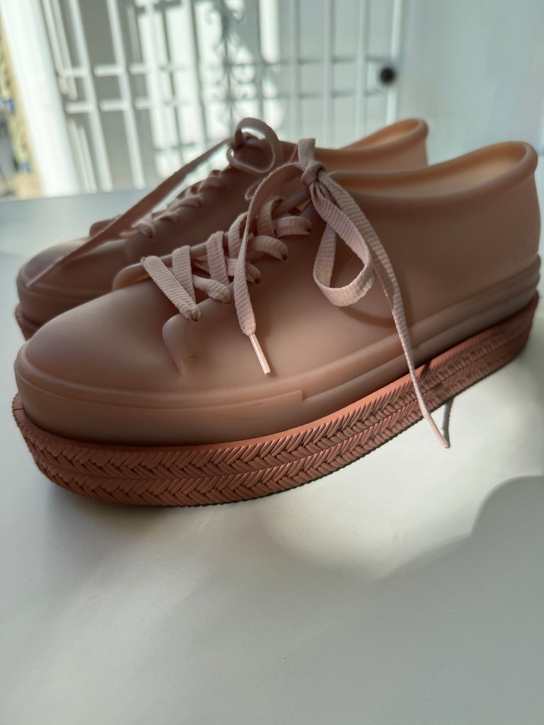 Melissa jelly lace up shoes