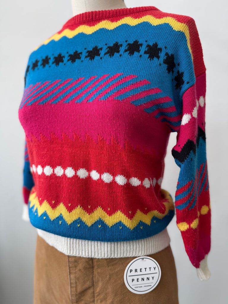 Vintage knit sweater