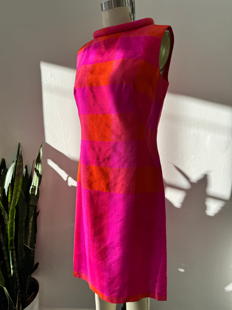 Vintage Haz L's thai silk Dress