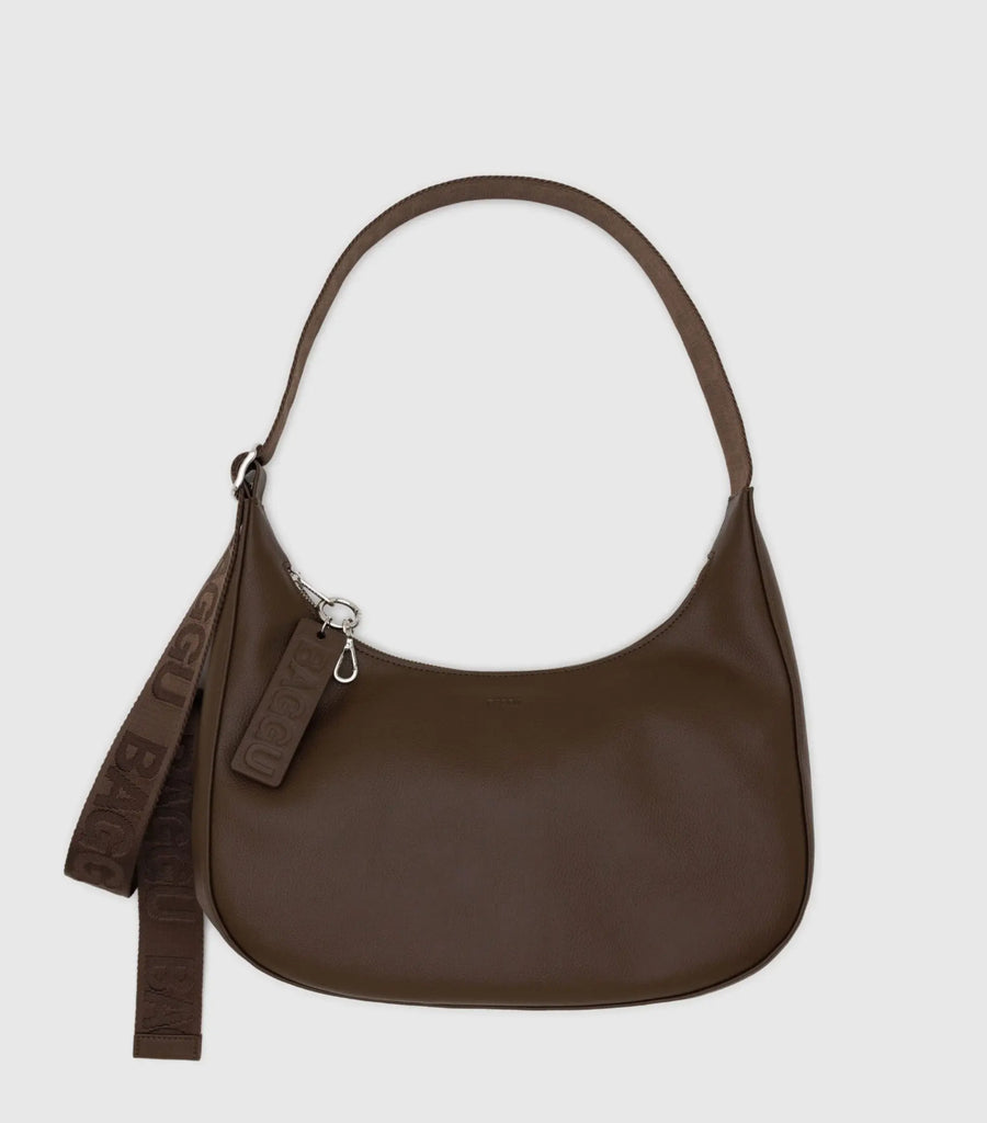 Baggu recycled leather bag | brown
