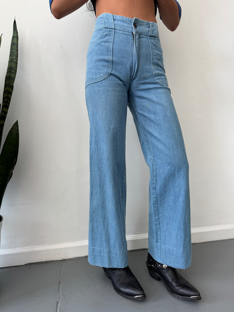 1970’s SUCCO TASH high waist | bell bottoms