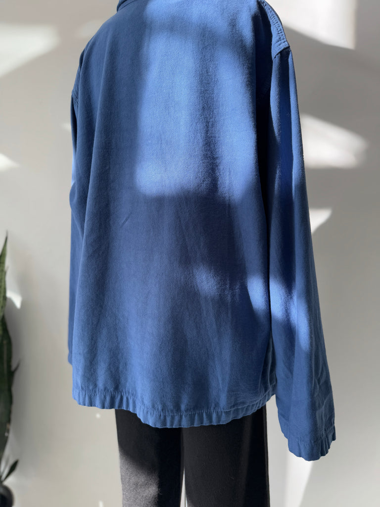 Blue cotton Chore Coat