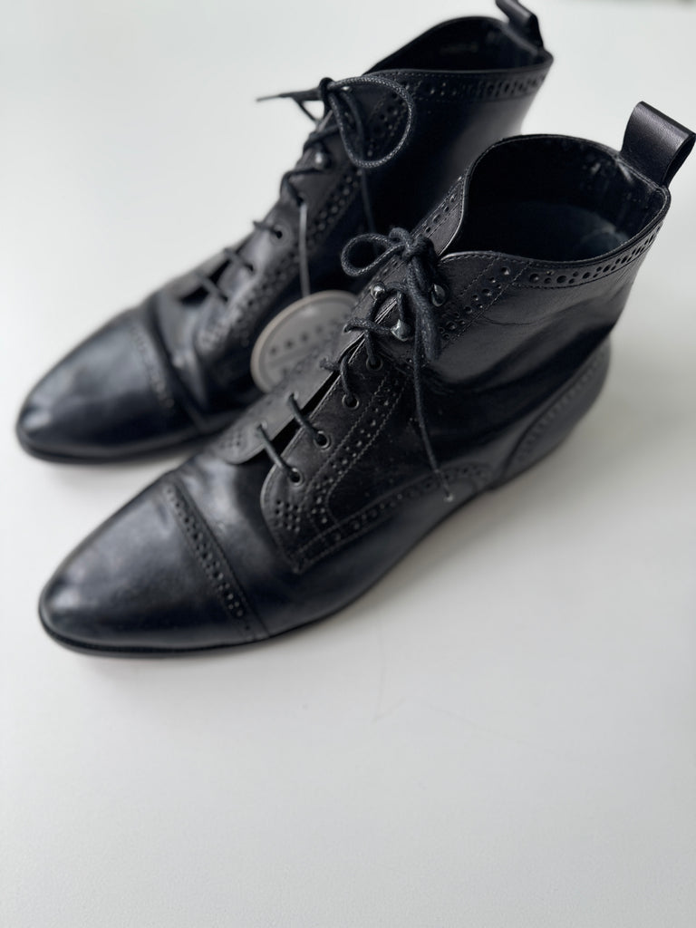 Vintage HUNT leather boots size 11