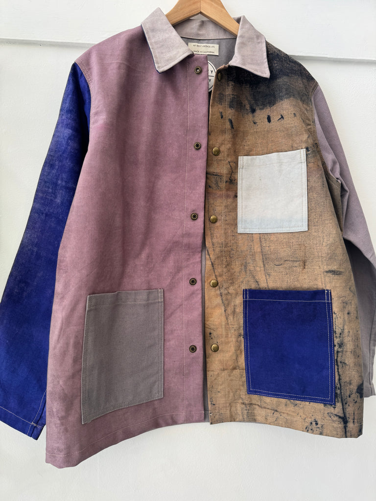 My Best Vintage Life patchwork chore coat