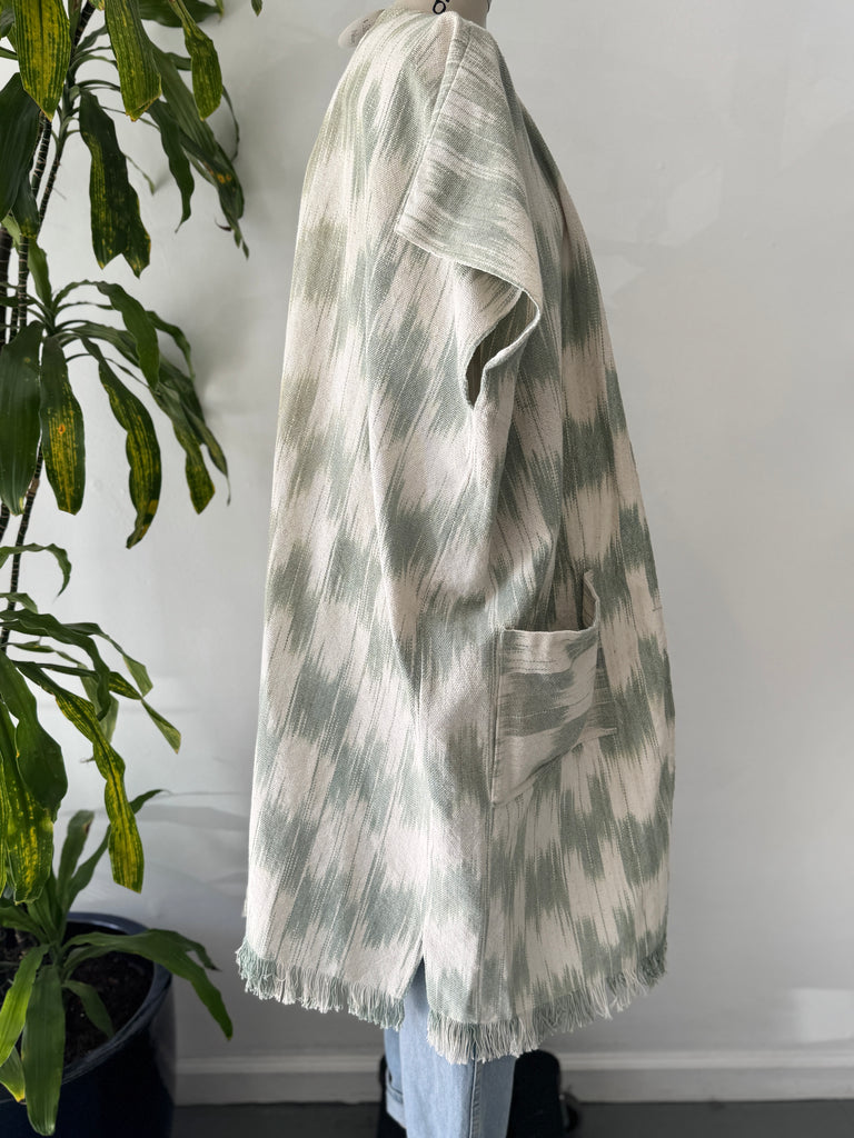 Hand woven outerwear