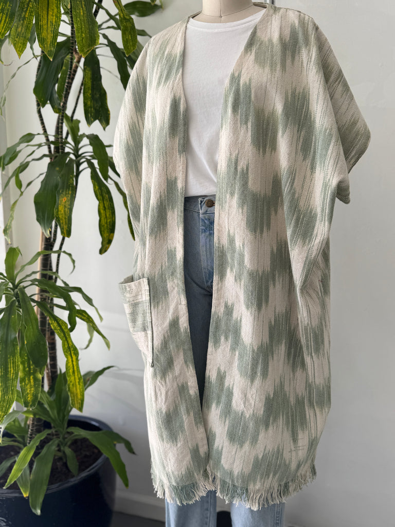 Hand woven outerwear