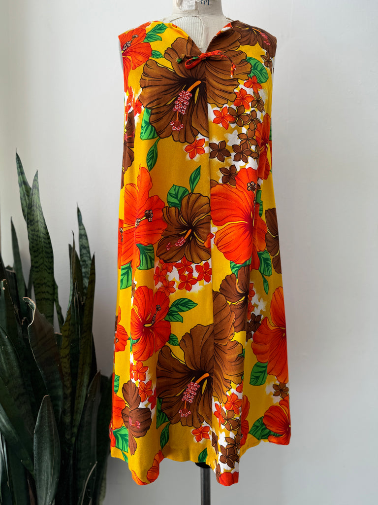 Vintage Hawaiian print Dress