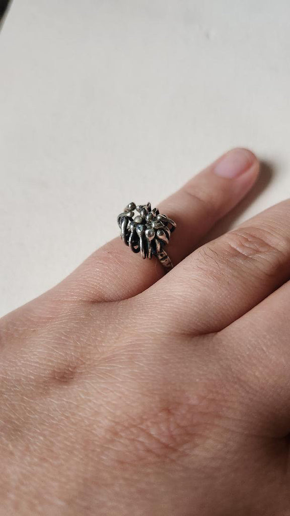 Vintage brutalist ring size 6.75