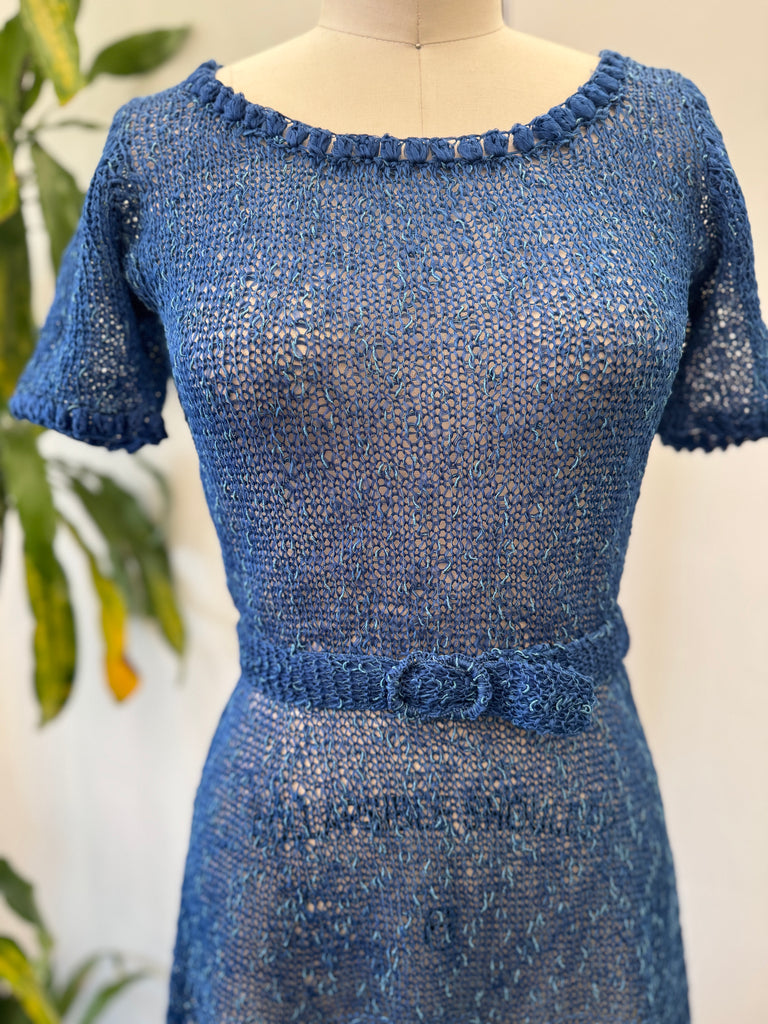 Vintage 1950’s hand knit dress