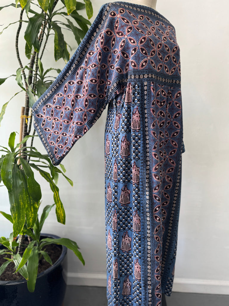 1970’s made in India  fabric cotton dress