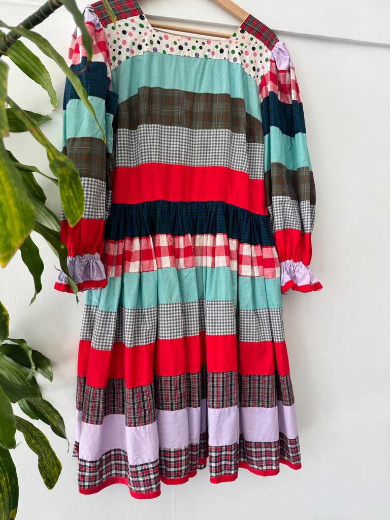 Vintage patchwork dress