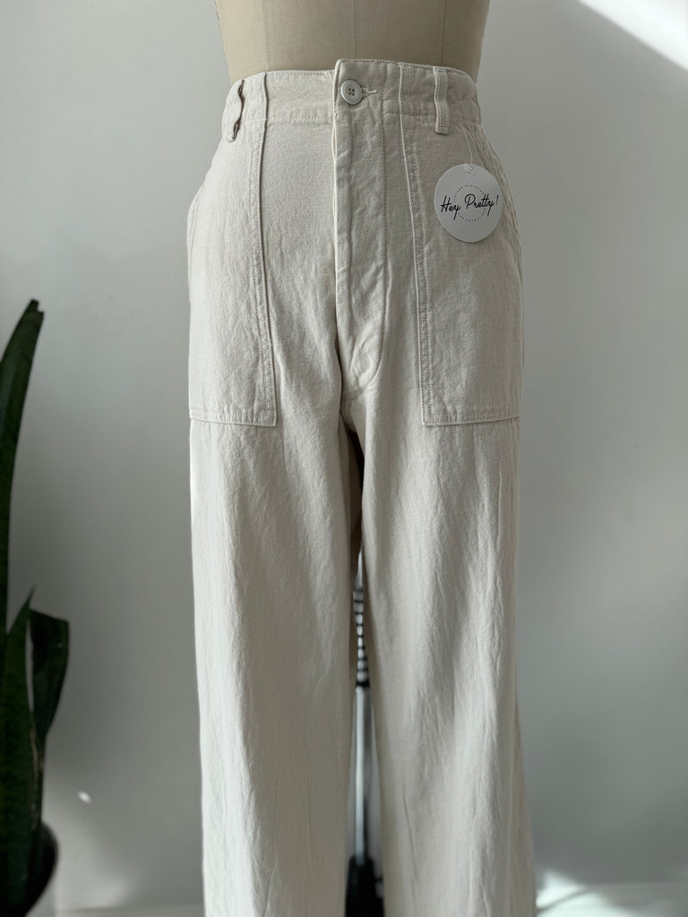 Handmade cotton pants waist "34"